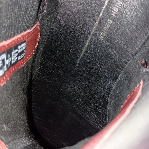 Ecco Red Ankle Boots - Picture 9 of 16